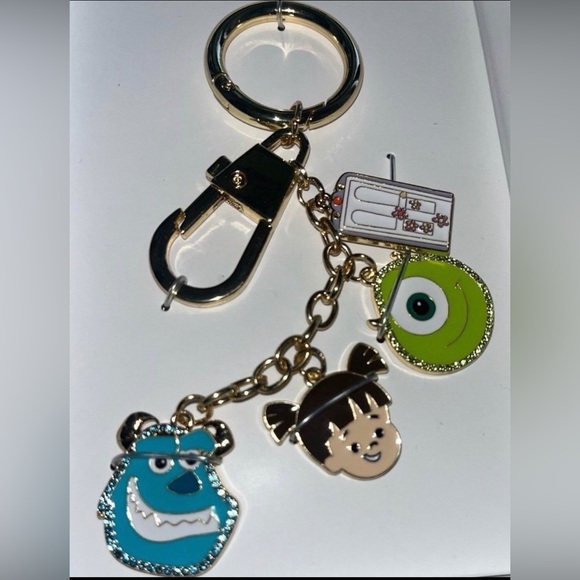 Disney Accessories - Disney Monsters Inc Keychain with Charms
